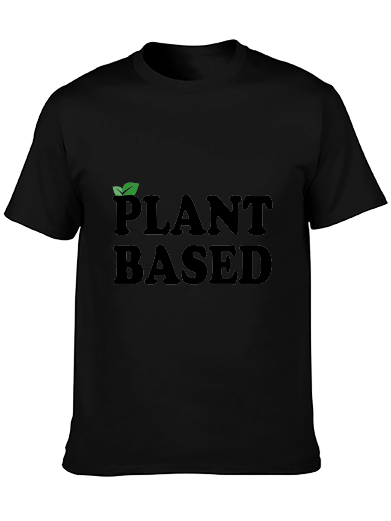Plant Based Black Graphic Tee