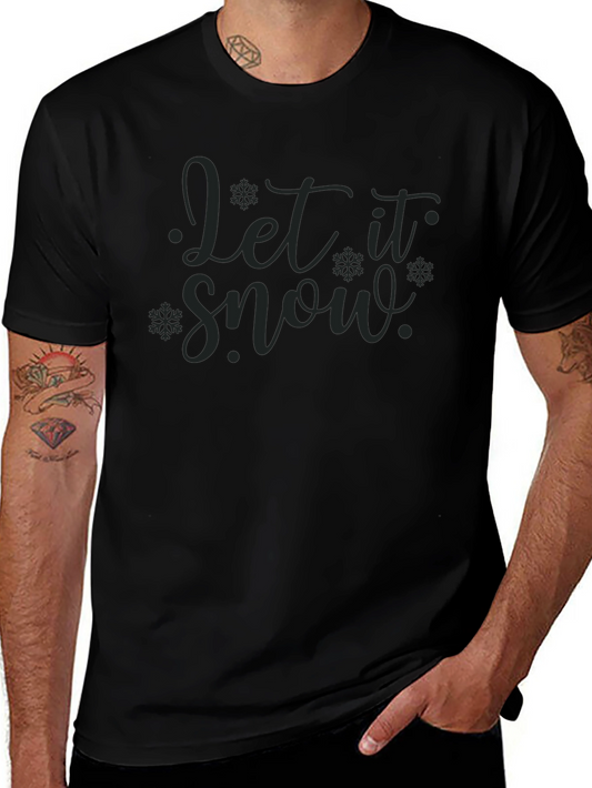 Let It Snow Christmas Graphic Tee