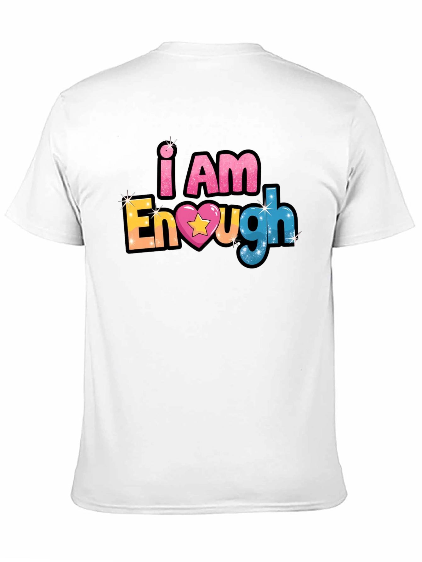 I Am Enough Black T-Shirt