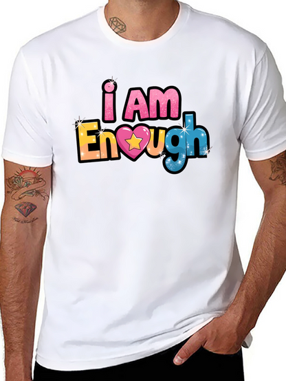 I Am Enough Black T-Shirt