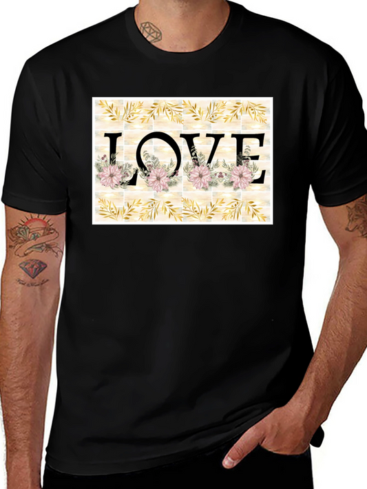 Floral LOVE Graphic T-Shirt