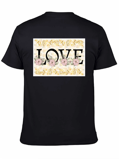 Floral LOVE Graphic T-Shirt