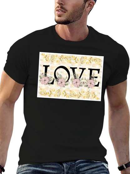 Floral LOVE Graphic T-Shirt