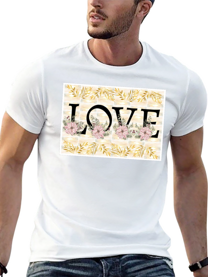 Floral LOVE Graphic T-Shirt