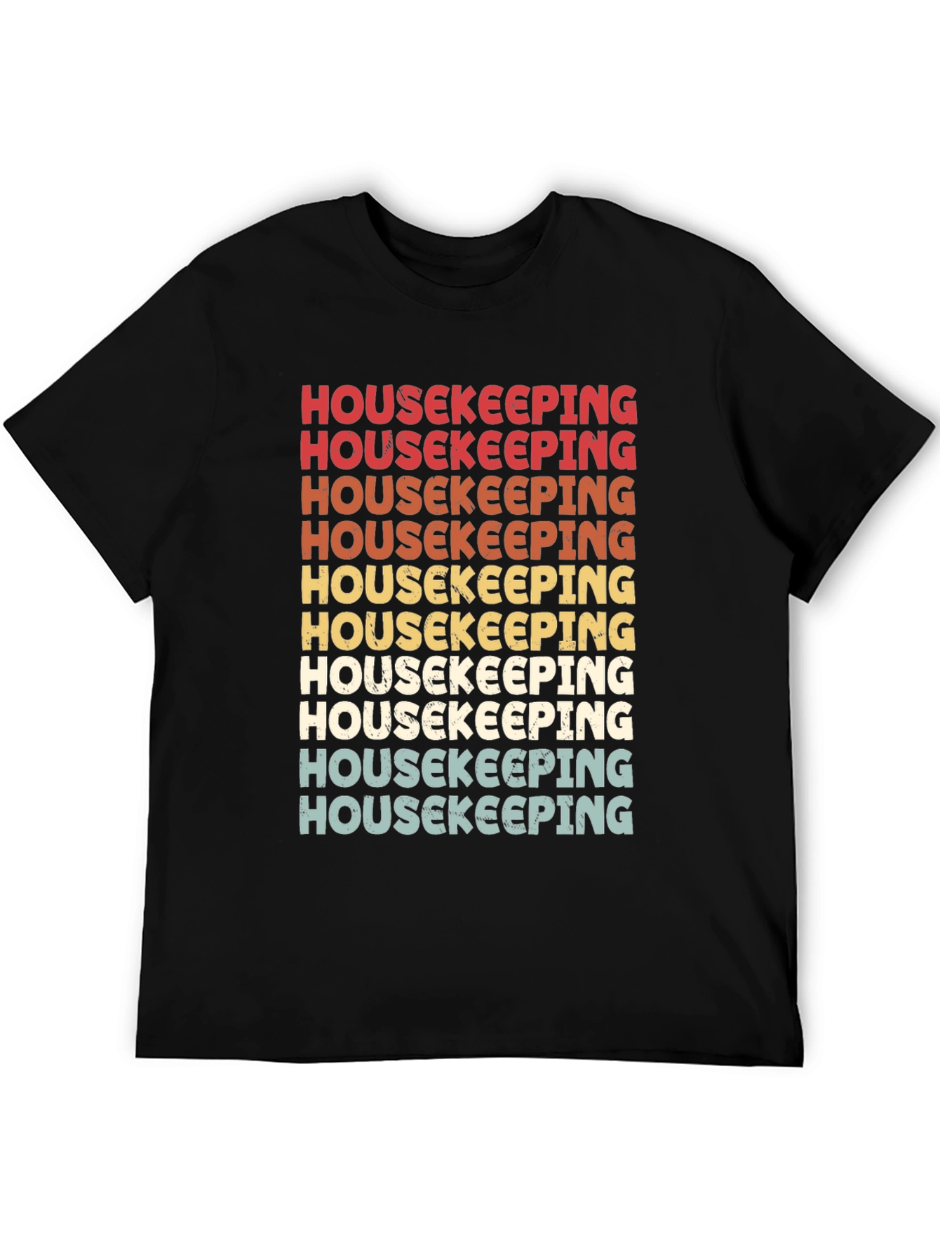 Housekeeping Retro T-Shirt - Cleaning Crew Appreciation Tee