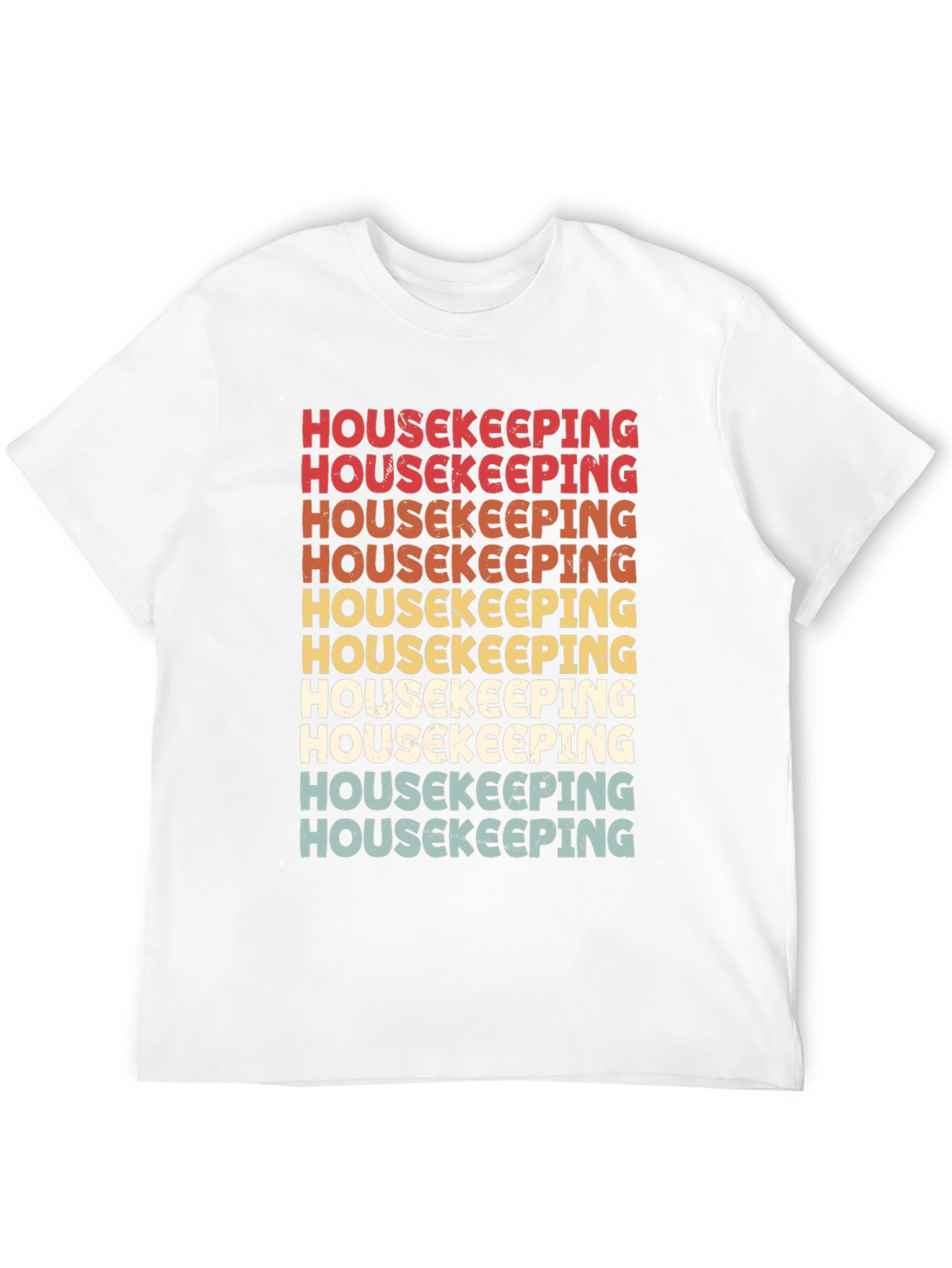 Housekeeping Retro T-Shirt - Cleaning Crew Appreciation Tee