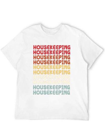 Housekeeping Retro T-Shirt - Cleaning Crew Appreciation Tee