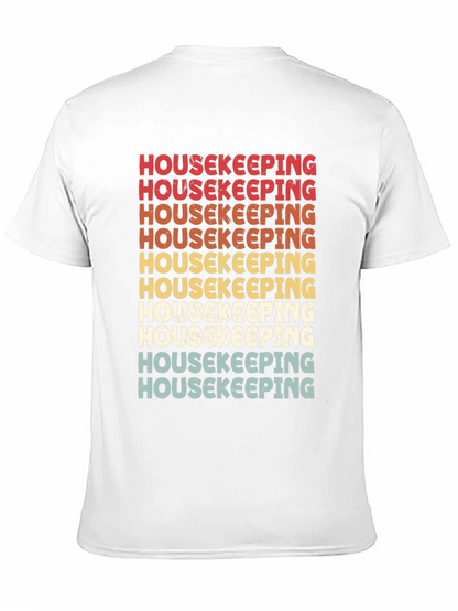 Housekeeping Retro T-Shirt - Cleaning Crew Appreciation Tee