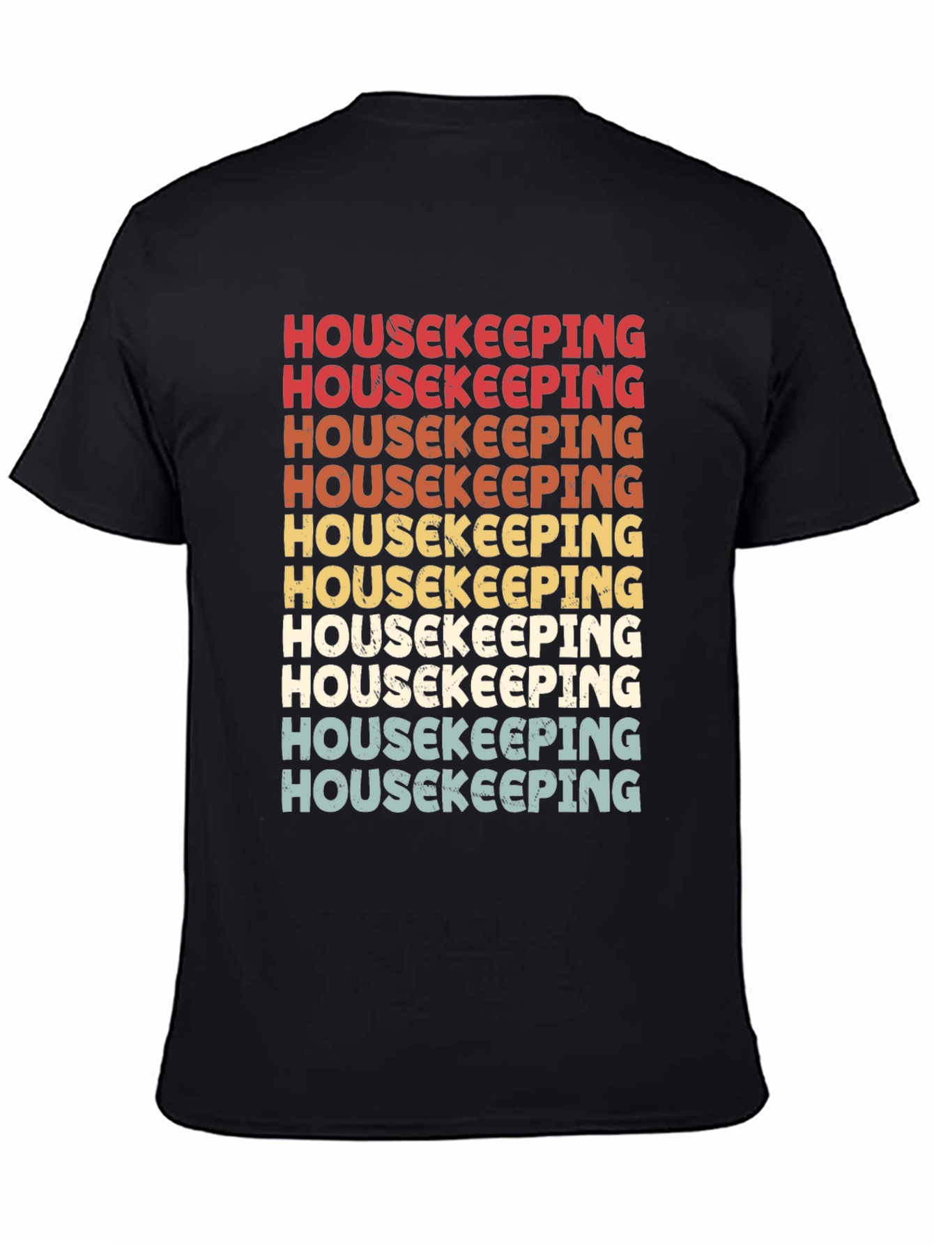 Housekeeping Retro T-Shirt - Cleaning Crew Appreciation Tee