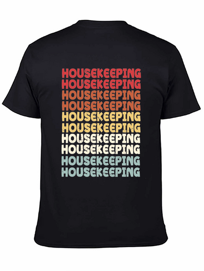 Housekeeping Retro T-Shirt - Cleaning Crew Appreciation Tee