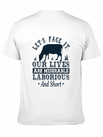 Cow Lives Black T-Shirt
