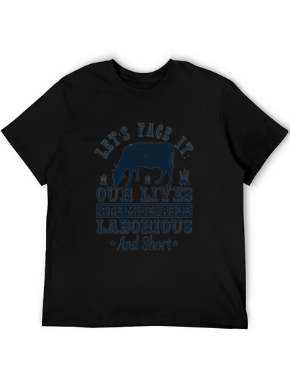 Cow Lives Black T-Shirt