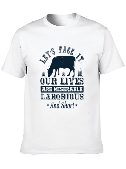 Cow Lives Black T-Shirt