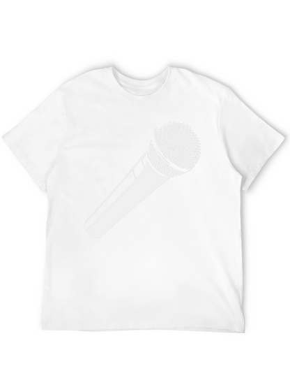 Microphone Graphic Tee - Black Unisex T-Shirt