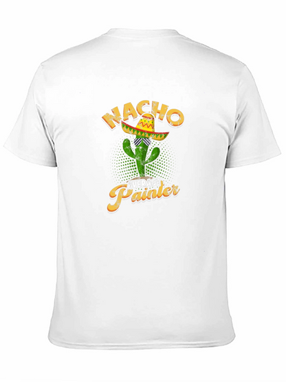 Nacho Average Painter T-Shirt Cactus Sombrero Tee