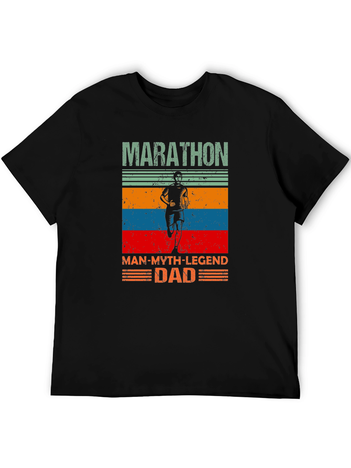Marathon Dad T-Shirt - Running Man Legend