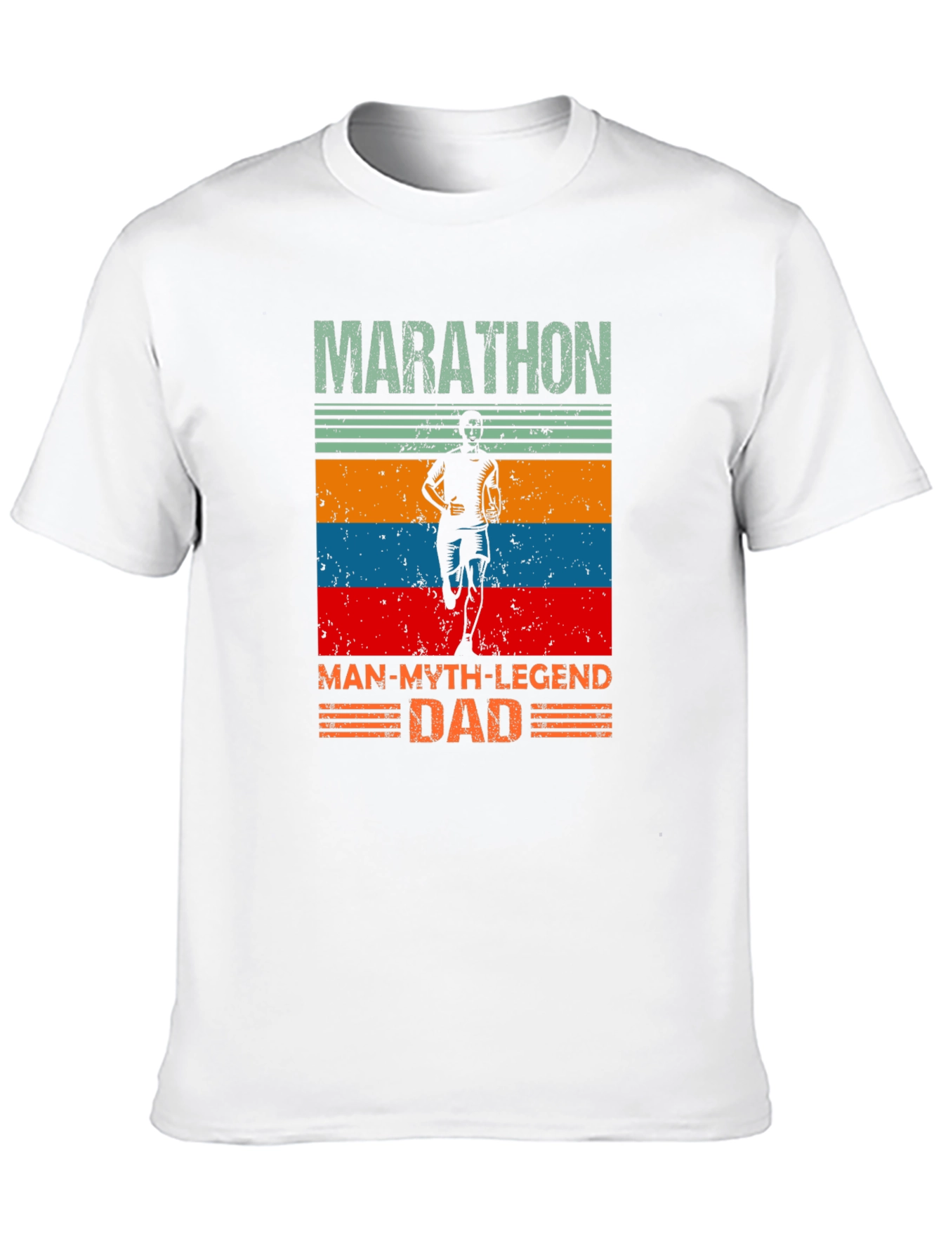 Marathon Dad T-Shirt - Running Man Legend