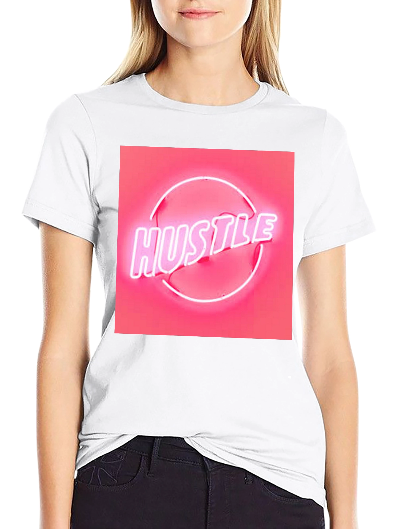 Neon Hustle Graphic Tee - Trendy Streetwear