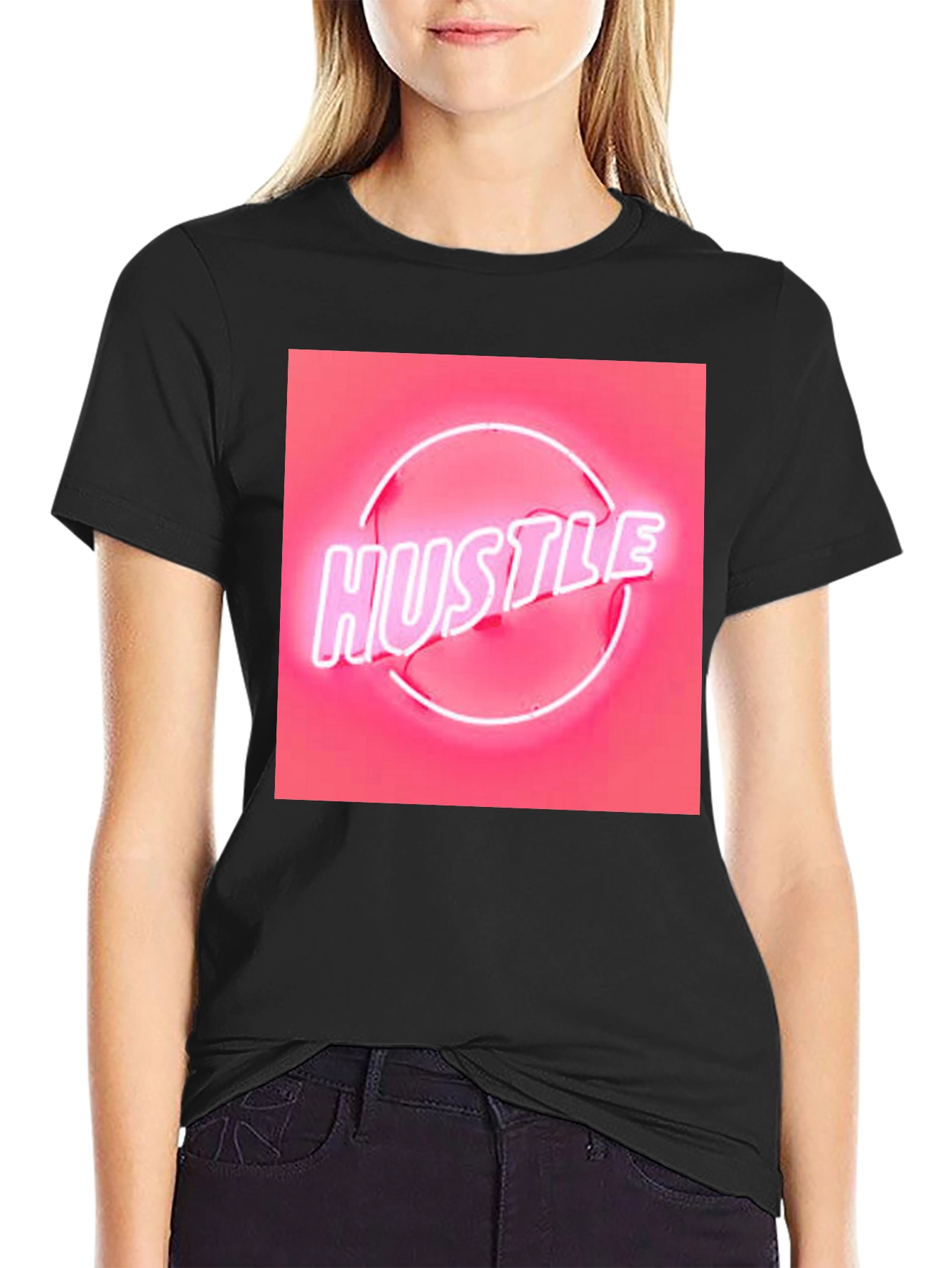 Neon Hustle Graphic Tee - Trendy Streetwear
