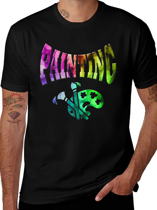 Painting Palette Black T-Shirt