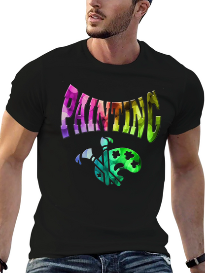 Painting Palette Black T-Shirt