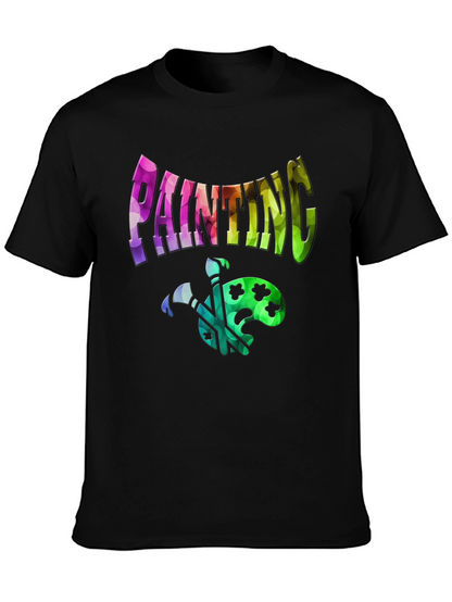 Painting Palette Black T-Shirt