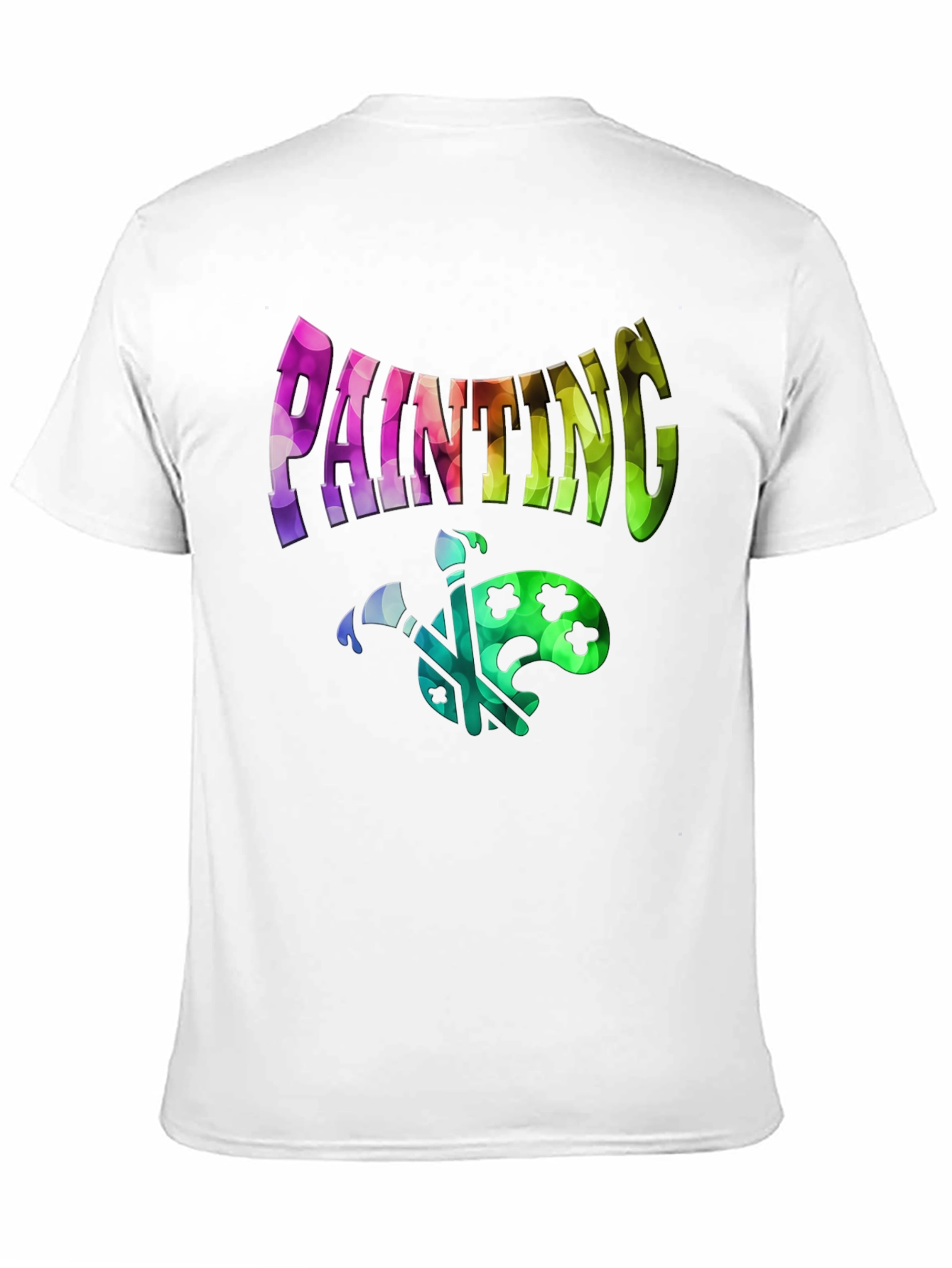 Painting Palette Black T-Shirt