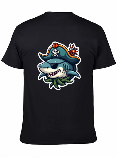 Pirate Shark Graphic T-Shirt