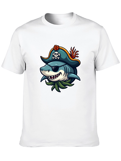 Pirate Shark Graphic T-Shirt