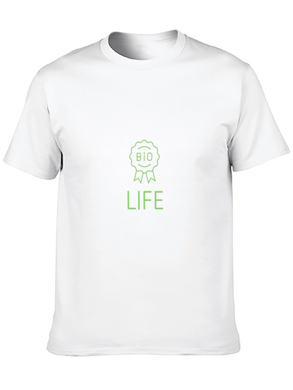 Bio Life Black T-Shirt - Eco Friendly Design