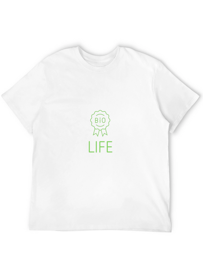 Bio Life Black T-Shirt - Eco Friendly Design