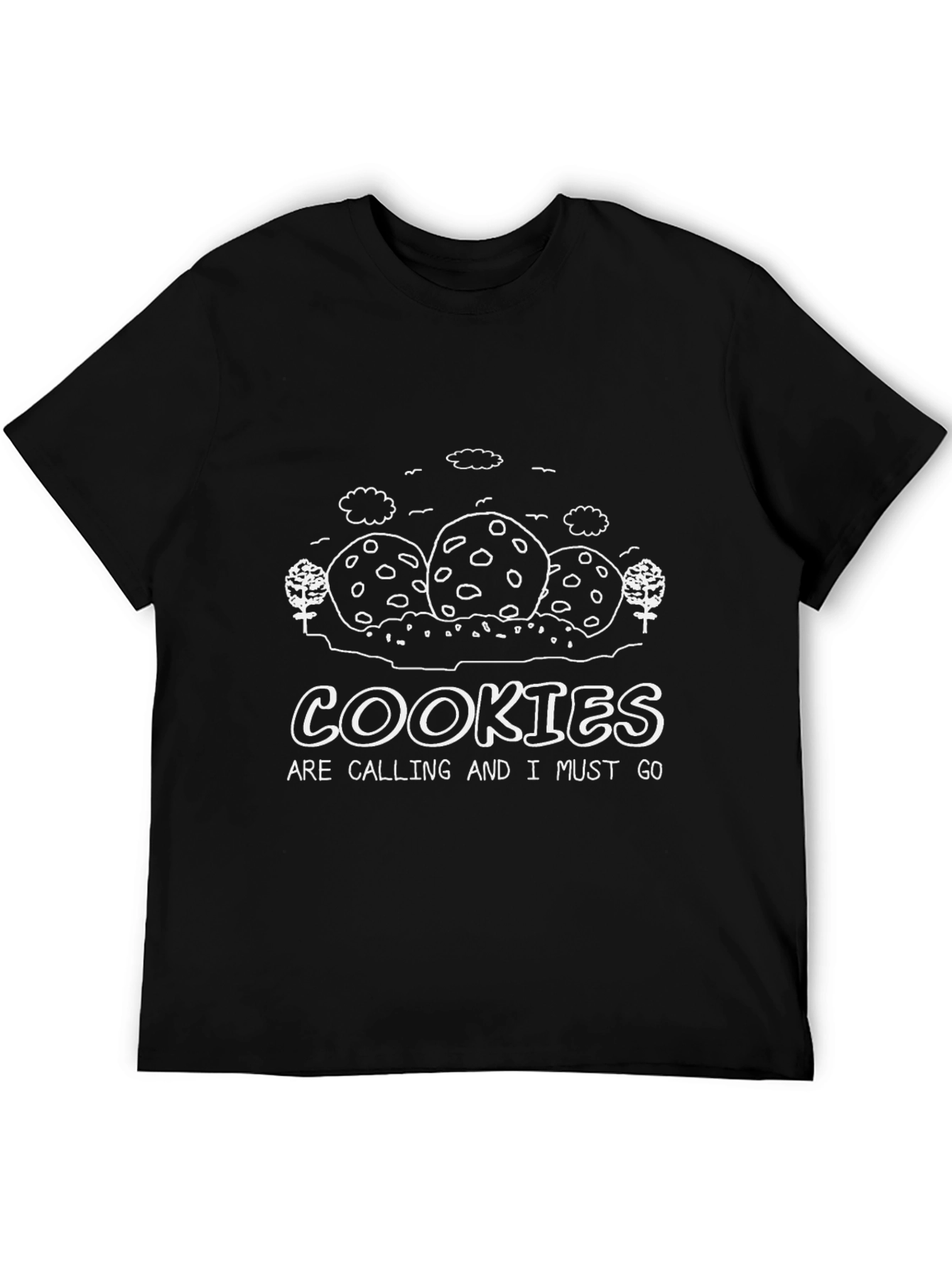 Cookies Are Calling T-Shirt Black Tee
