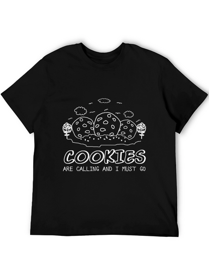 Cookies Are Calling T-Shirt Black Tee