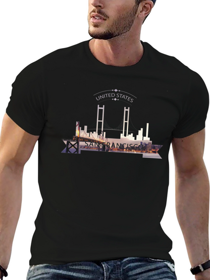 San Francisco Skyline Graphic T-Shirt