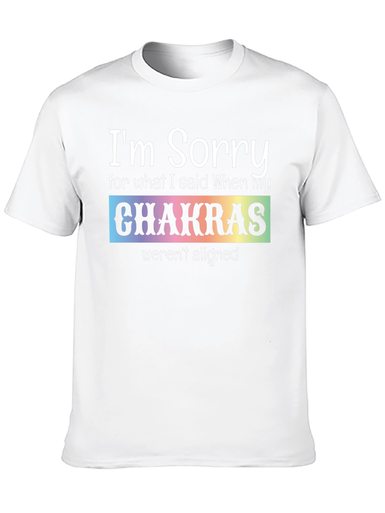 Funny Chakra Alignment Graphic T-Shirt