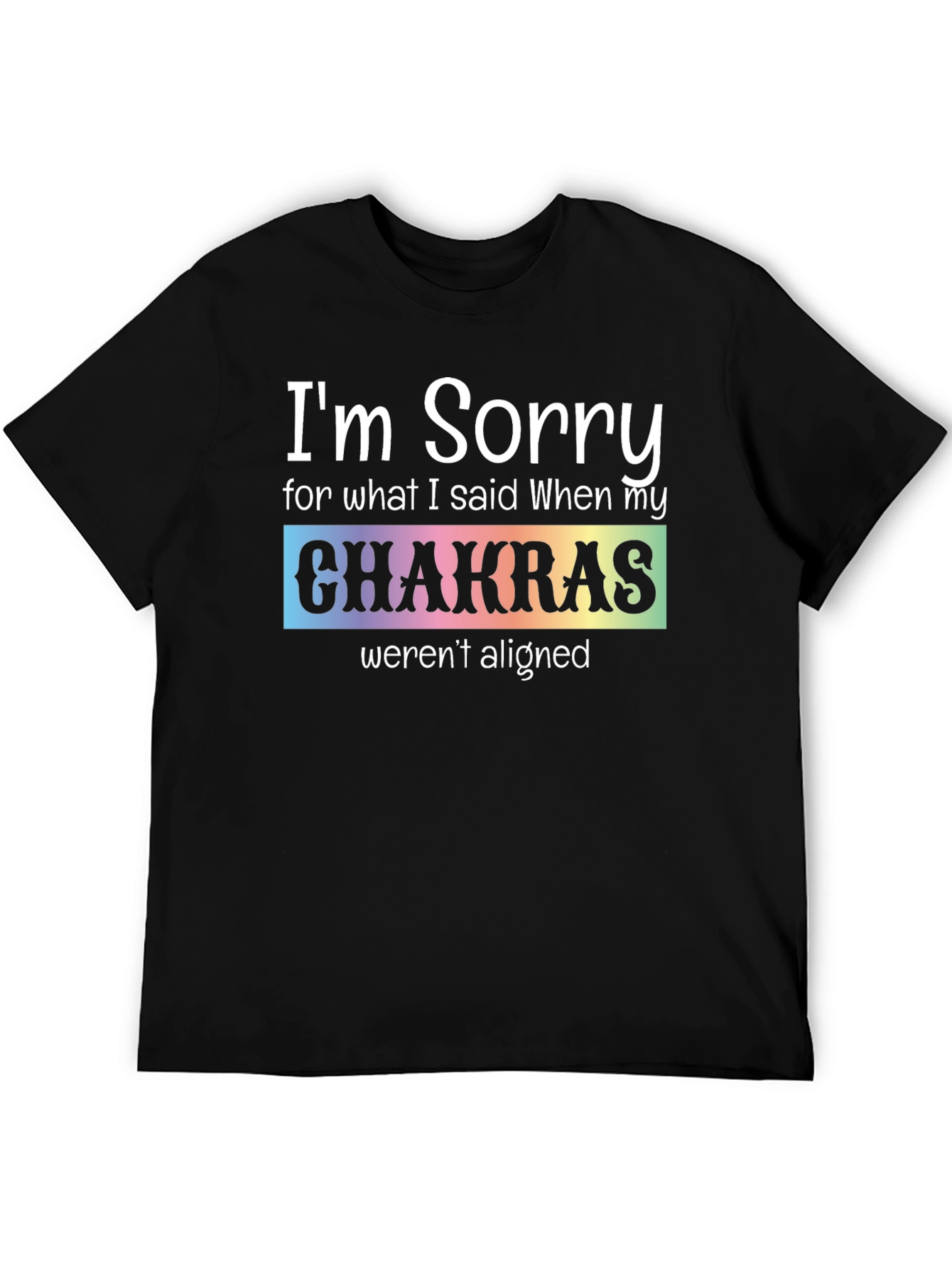 Funny Chakra Alignment Graphic T-Shirt