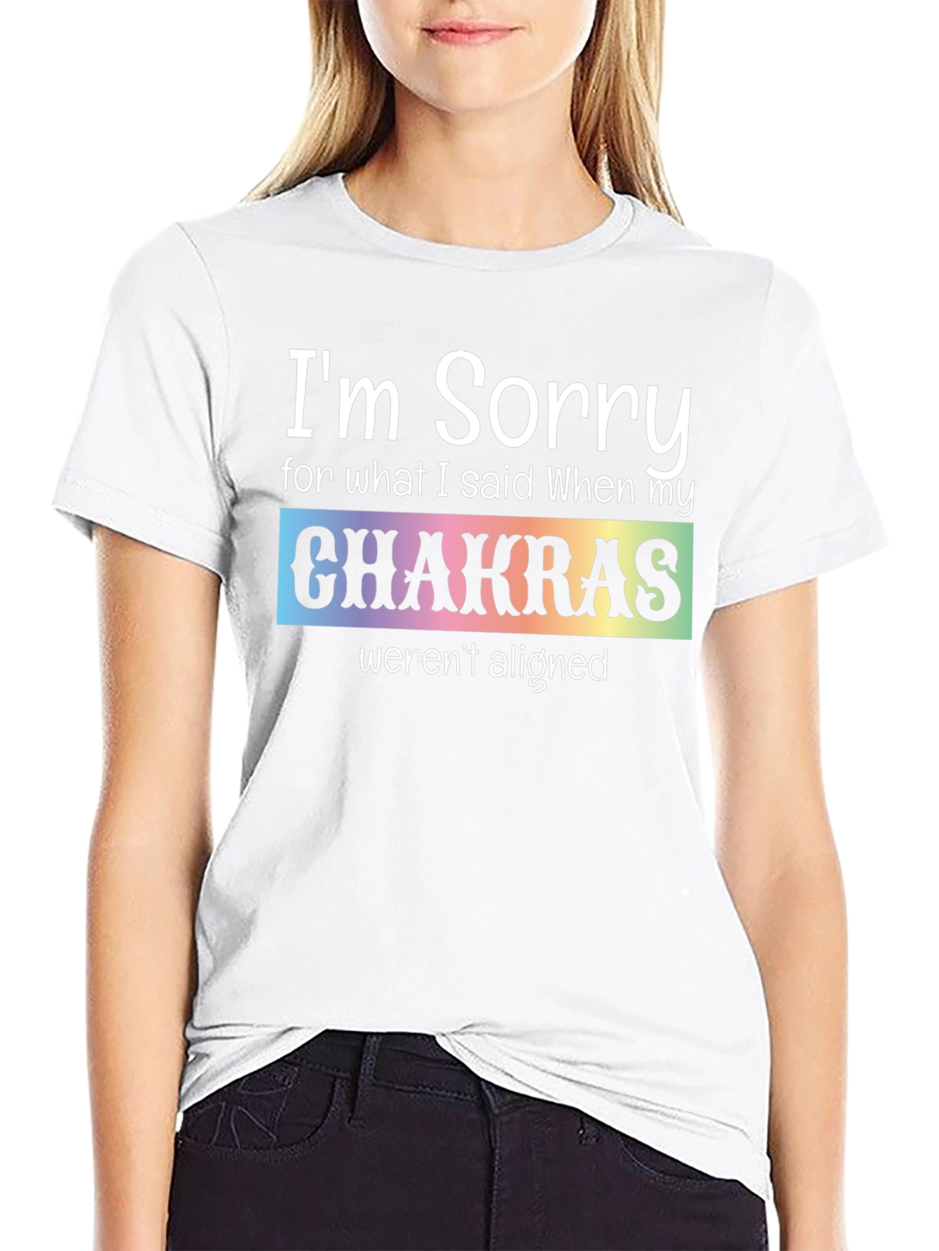 Funny Chakra Alignment Graphic T-Shirt