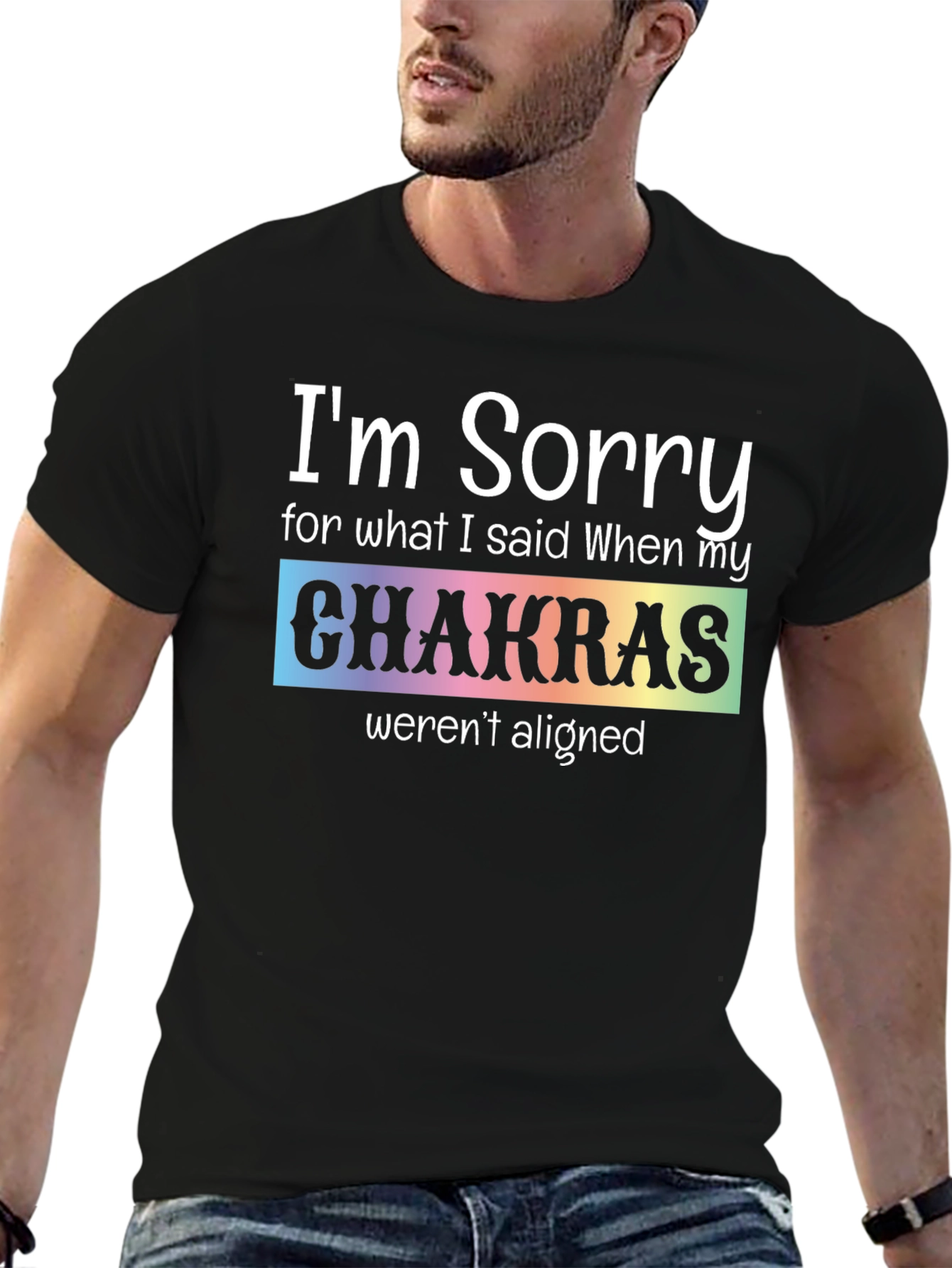Funny Chakra Alignment Graphic T-Shirt