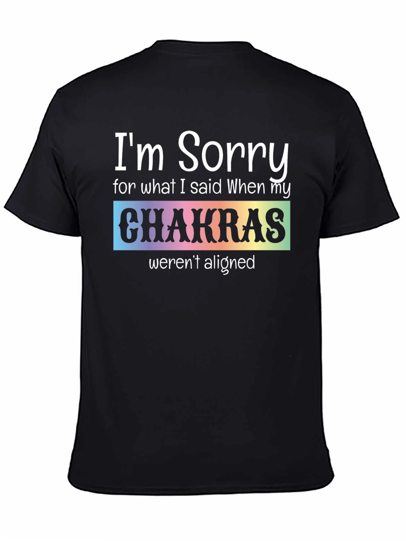 Funny Chakra Alignment Graphic T-Shirt