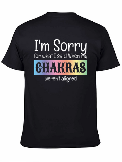 Funny Chakra Alignment Graphic T-Shirt