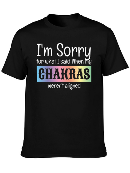 Funny Chakra Alignment Graphic T-Shirt