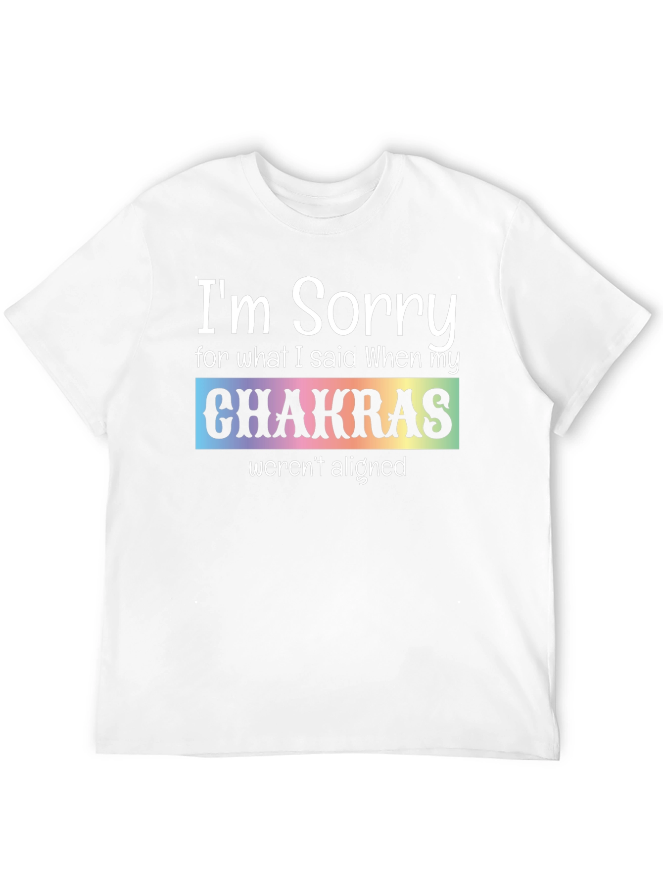 Funny Chakra Alignment Graphic T-Shirt