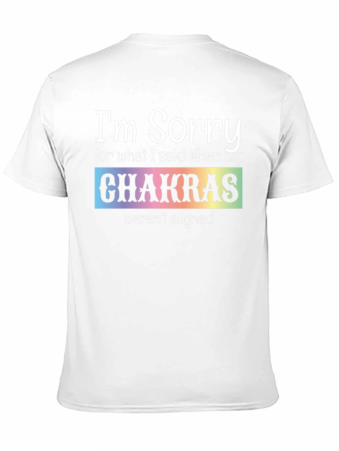Funny Chakra Alignment Graphic T-Shirt