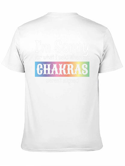 Funny Chakra Alignment Graphic T-Shirt