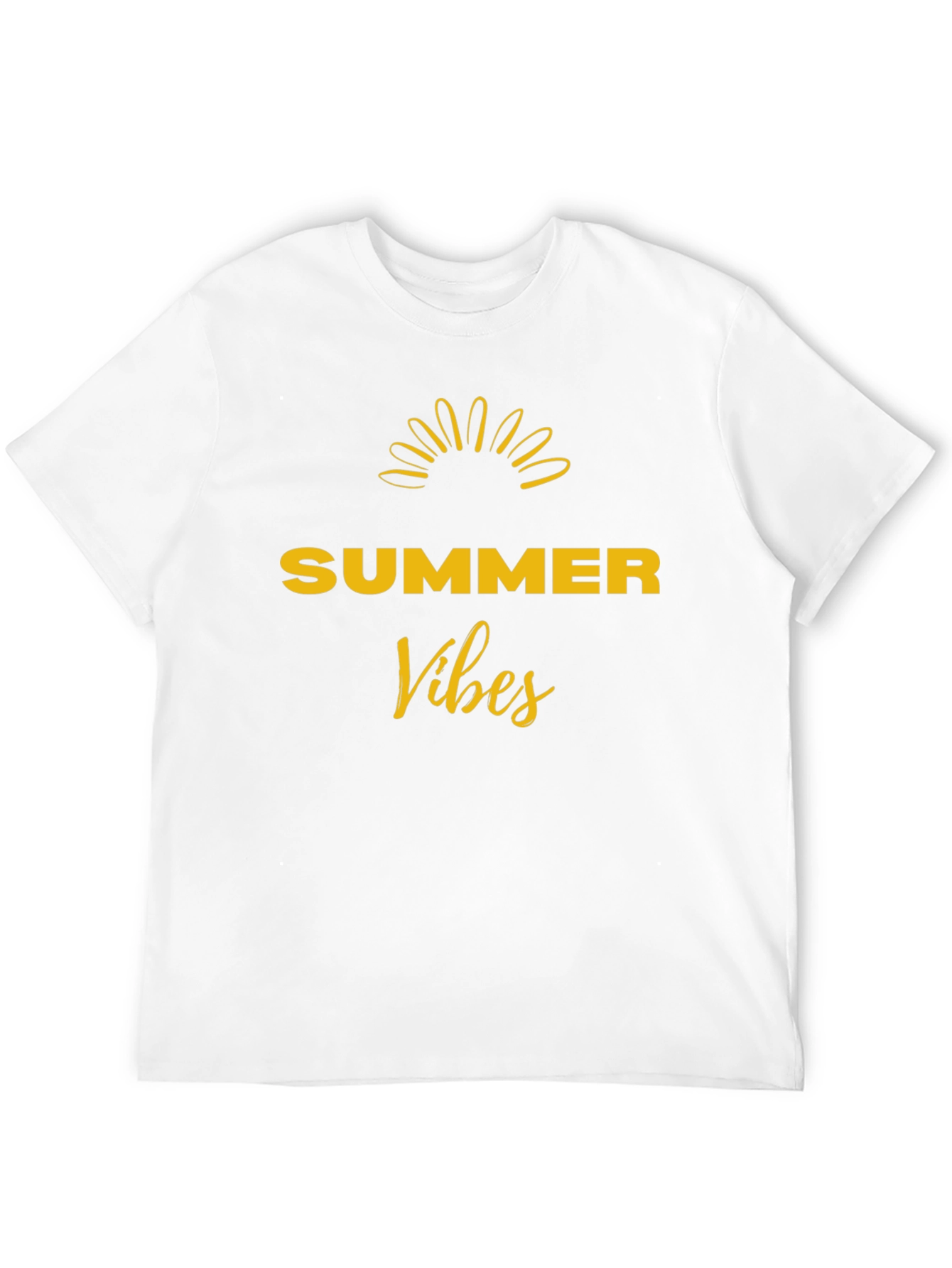 Summer Vibes Black Graphic Tee