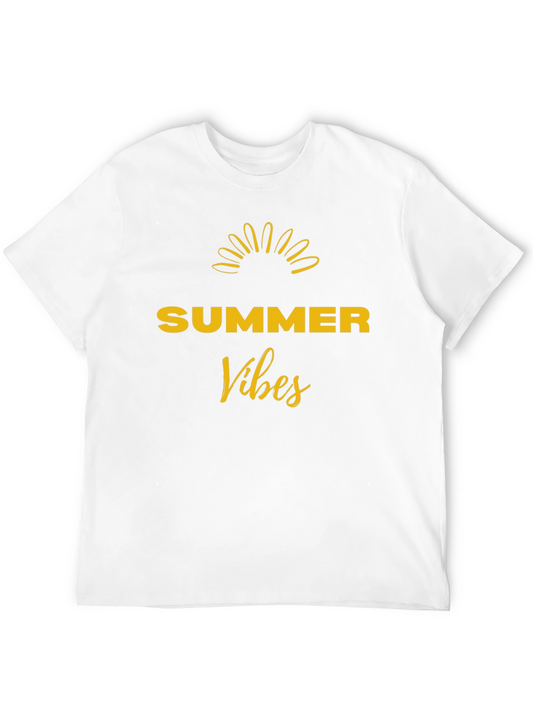 Summer Vibes Black Graphic Tee