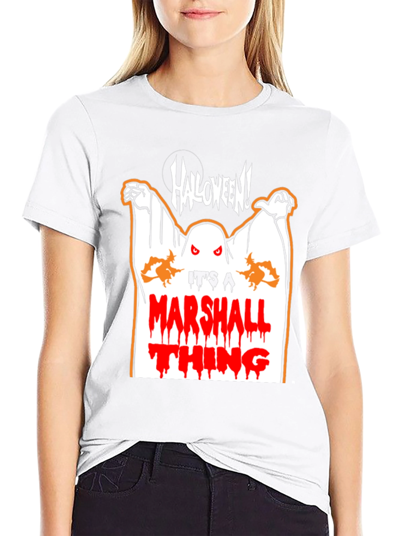 Halloween Marshall Thing Graphic T-Shirt