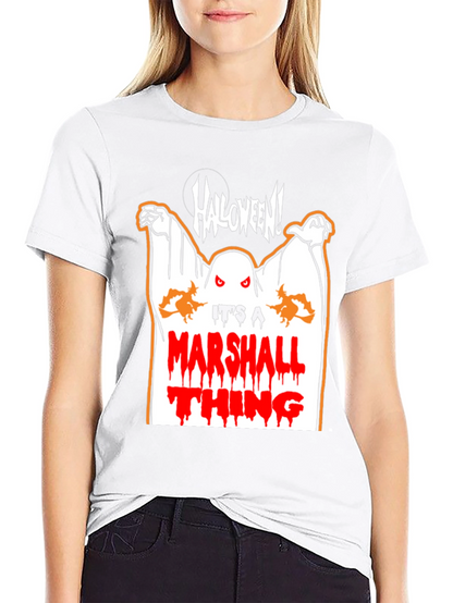 Halloween Marshall Thing Graphic T-Shirt