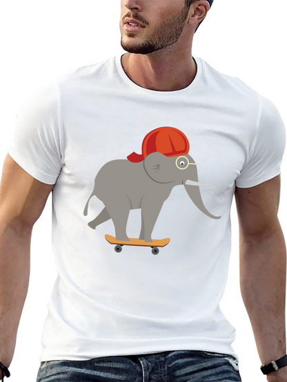 Skateboarding Elephant T-Shirt