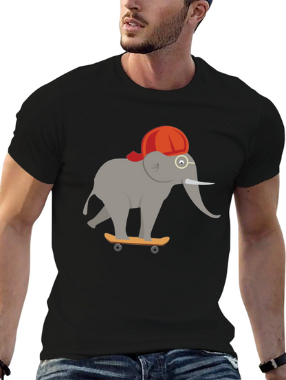 Skateboarding Elephant T-Shirt